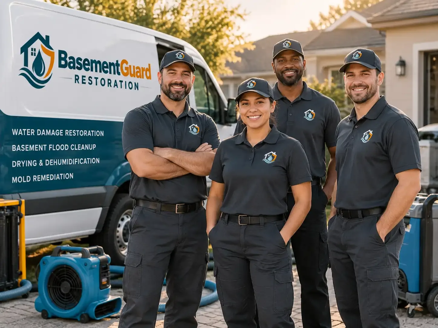 Basement Water Damage Restoration company in Leflore, OK
